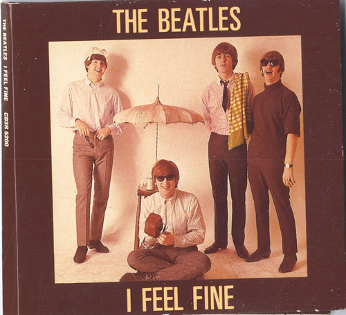 The Beatles I Feel Fine UK(英 GB)盤EP ジャケ無 27 November 1964: UK single release: I Feel Fine | The